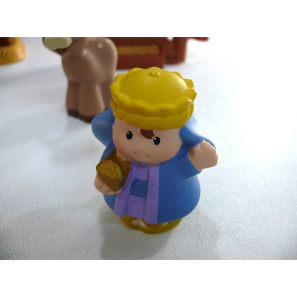 Little People Nativity set manger baby jesus birth mary joseph kings christmas - Picture 9 of 10